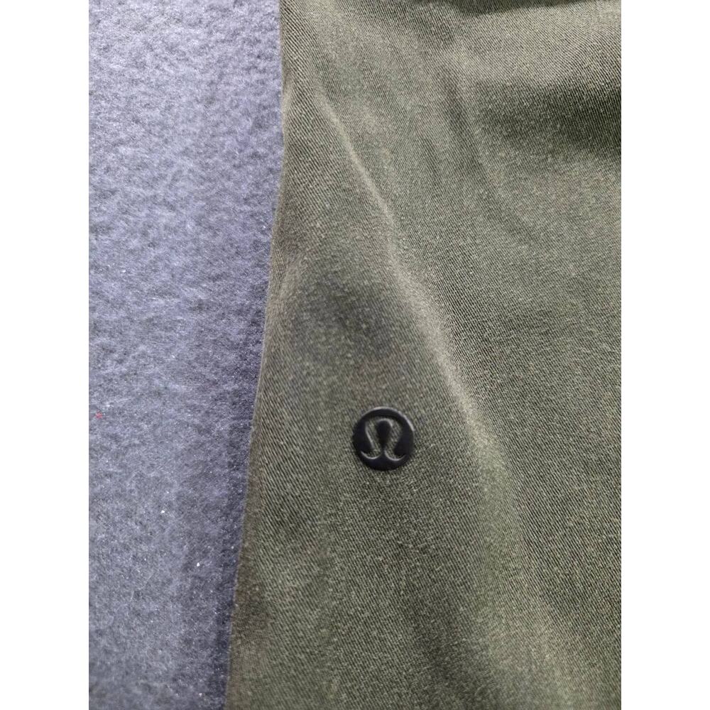 Lululemon ABC Slim Fit Ripstop Pants Mens Olive Green Army Trousers 32 A008934 - Picture 13 of 16